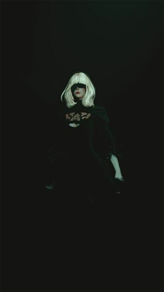 Yorha NO. 2 Type B By _Volfe_ 2 sims 4 cc yorha no 2 type b by volfe 4