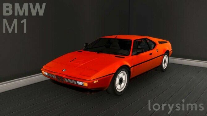 1978 BMW M1 By Lorysims 1 1978 BMW M1 By Lorysims Sims 4 CC