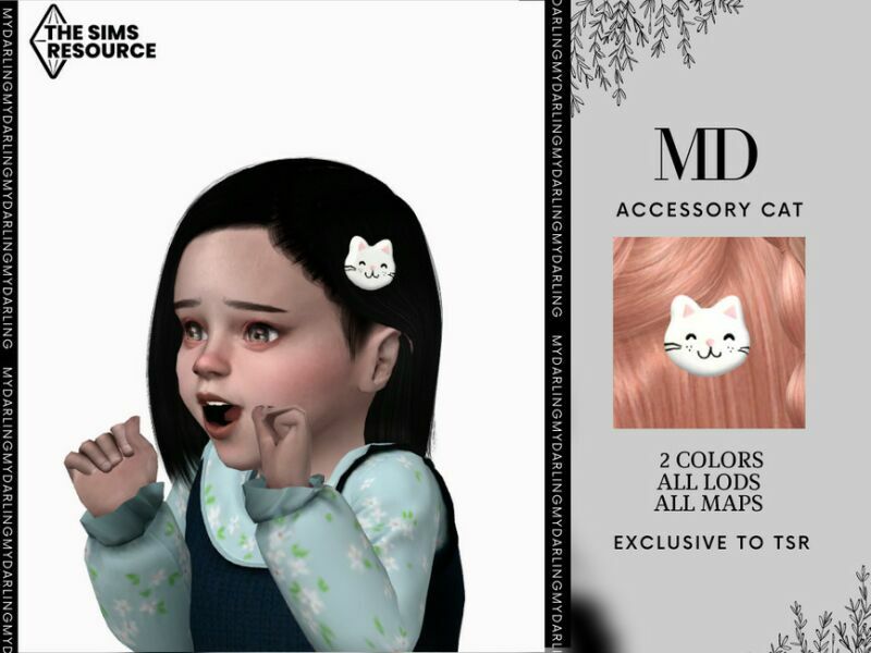 Accessory CAT Hair Toddler By Mydarling20 1 Accessory CAT Hair Toddler By Mydarling20 Sims 4 CC