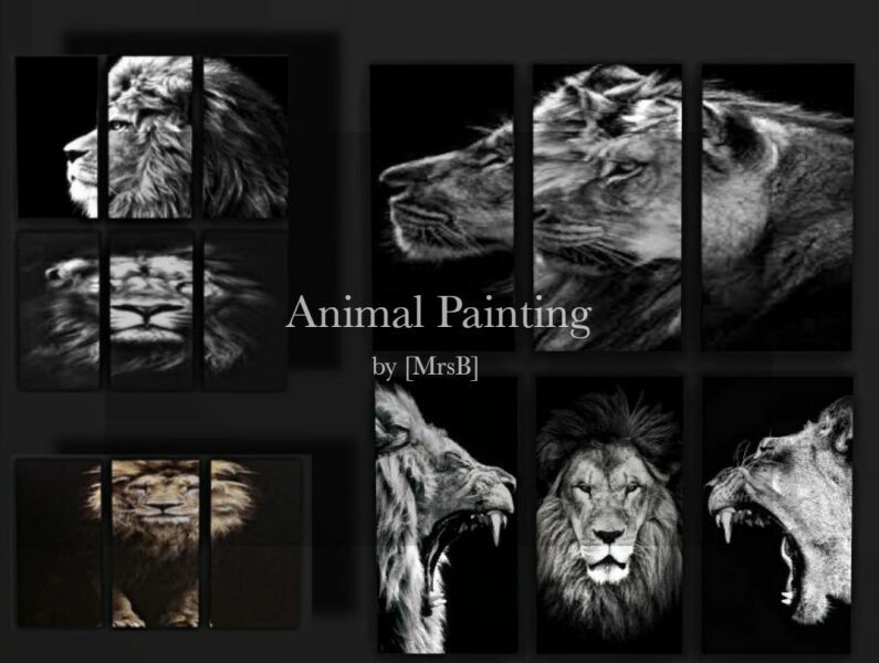 Animals Paint| CC By Mrsbarbiex3 1 Animals Paint| CC By Mrsbarbiex3 Sims 4 CC