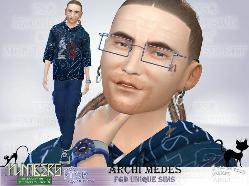 Archi Medes 1 Archi Medes Sims 4 CC