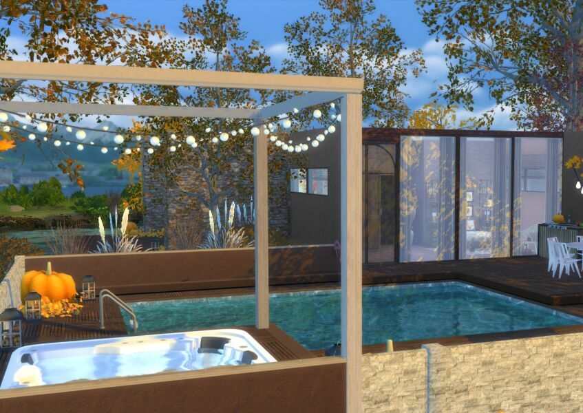 Autumn House 7 sims 4 cc autumn house 4