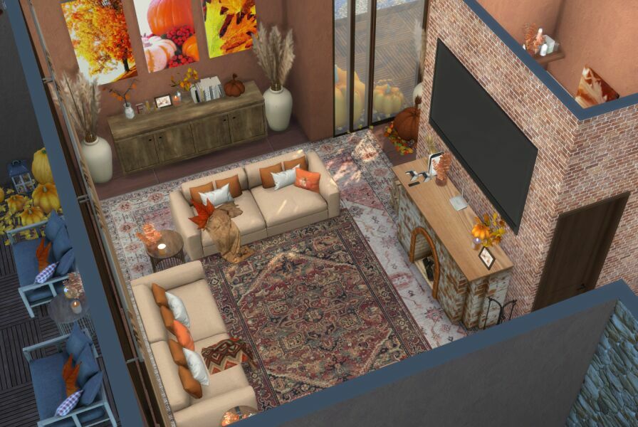 Autumn House 6 sims 4 cc autumn house 5