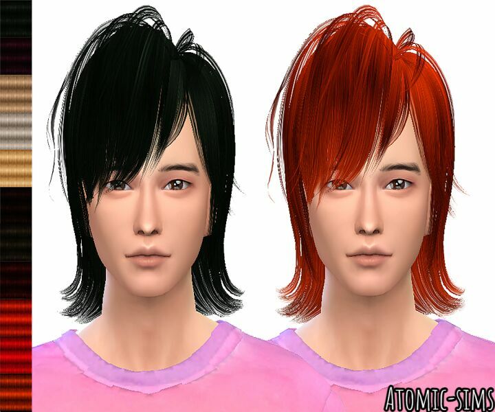 B-Flysims Hair 016 Conversion By Atomic-Sims 1 B-Flysims Hair 016 Conversion By Atomic-Sims Sims 4 CC