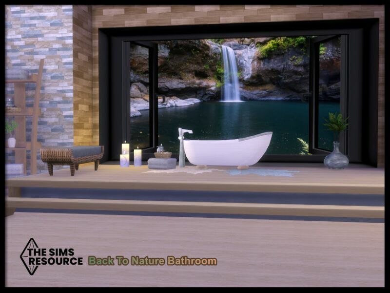 Back To Nature Bathroom By Seimar8 1 Back To Nature Bathroom By Seimar8 Sims 4 CC