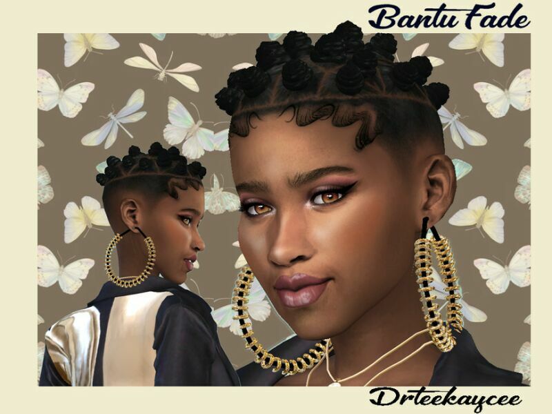 Bantu Faded By Drteekaycee 1 Bantu Faded By Drteekaycee Sims 4 CC