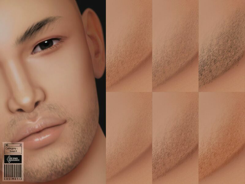 Beards | N2 By Cosimetic 1 Beards | N2 By Cosimetic Sims 4 CC