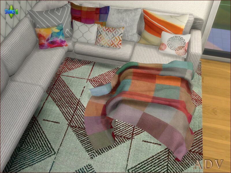 Blankets Pillows And Rugs 8 sims 4 cc blankets pillows and rugs 3