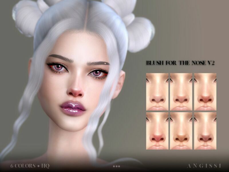 Blush For The Nose V2 By Angissi 1 Blush For The Nose V2 By Angissi Sims 4 CC