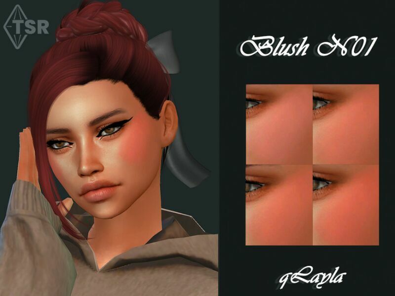 Blush N01 By Qlayla 1 Blush N01 By Qlayla Sims 4 CC