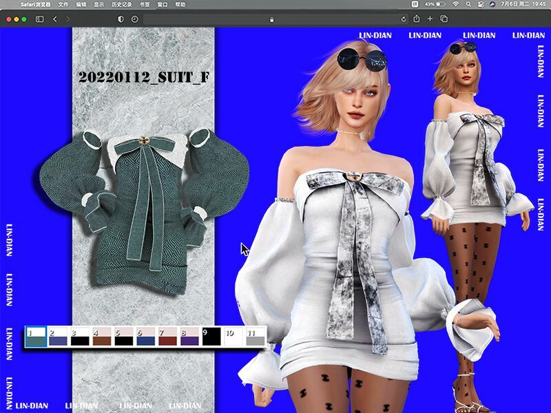 Bubble Sleeve Skirt 1 Bubble Sleeve Skirt Sims 4 CC