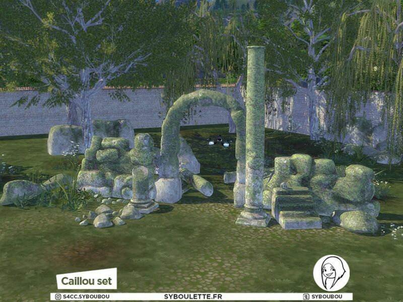 Caillou SET – Part 2: Rocks By Syboubou 3 sims 4 cc caillou set part 2 rocks by syboubou 2