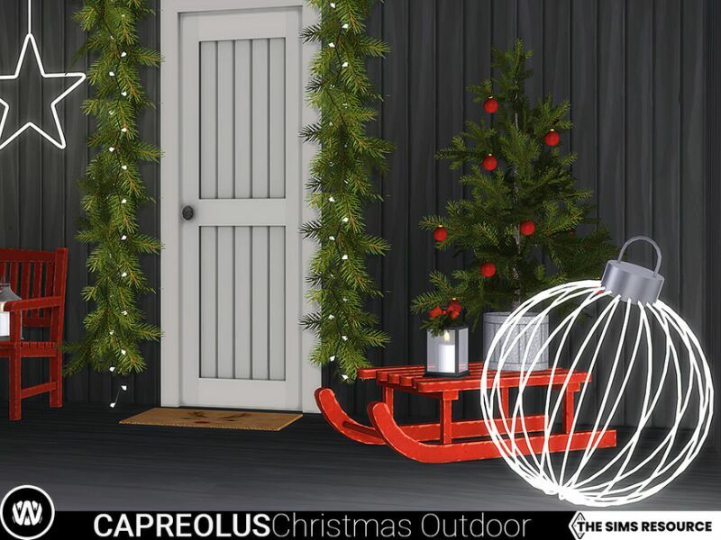 Capreolus Christmas Outdoor Decorations By Wondymoon 5 sims 4 cc capreolus christmas outdoor decorations by wondymoon 4