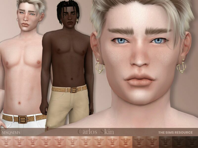 Carlos Skin By Msqsims 1 Carlos Skin By Msqsims Sims 4 CC