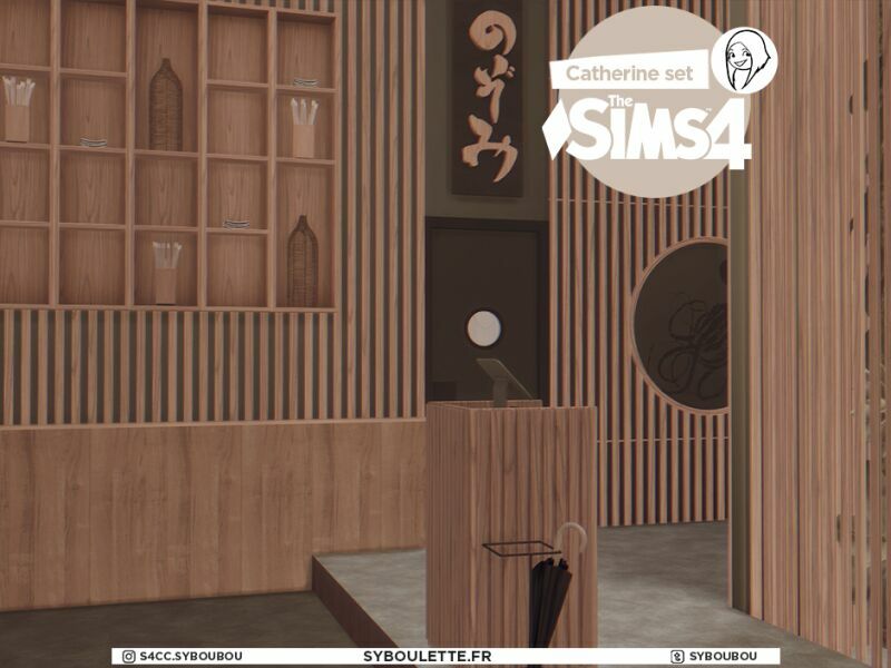 Catherine Sushis Restaurant SET By Syboulette 9 sims 4 cc catherine sushis restaurant set by syboulette 3