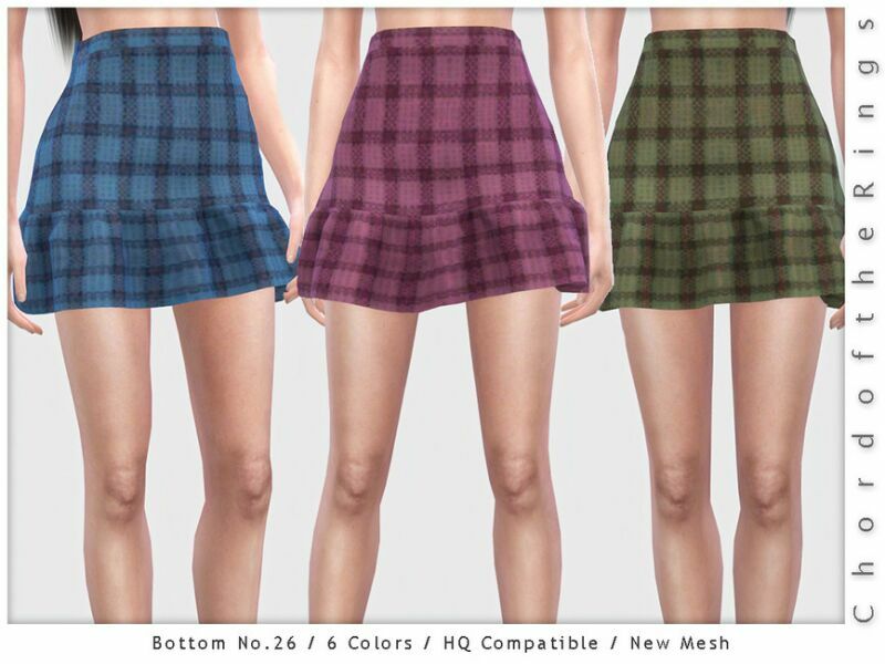 Chordoftherings Bottom NO.26 By Chordoftherings 1 Chordoftherings Bottom NO.26 By Chordoftherings Sims 4 CC