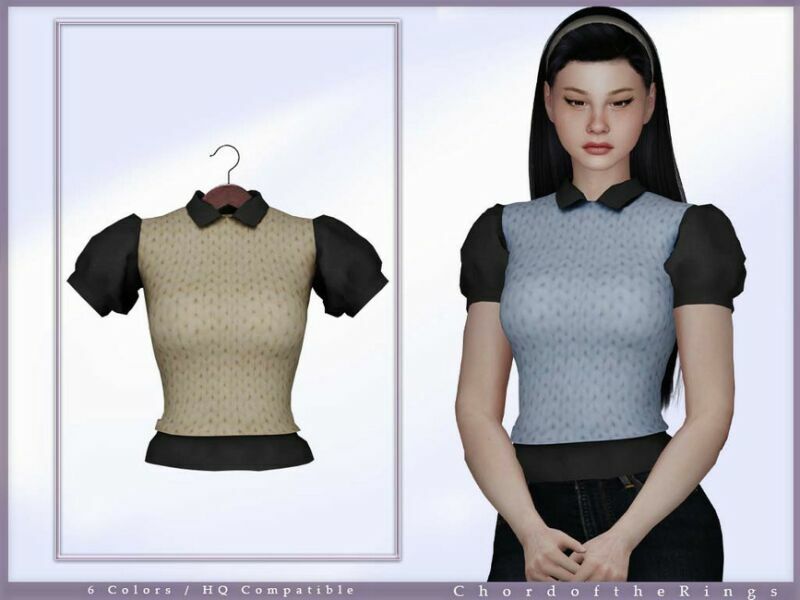 Chordoftherings TOP NO.210 By Chordoftherings 1 Chordoftherings TOP NO.210 By Chordoftherings Sims 4 CC