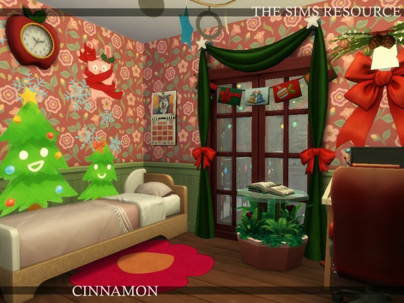 sims 4 cc cinnamon family house nocc by simzmora 6