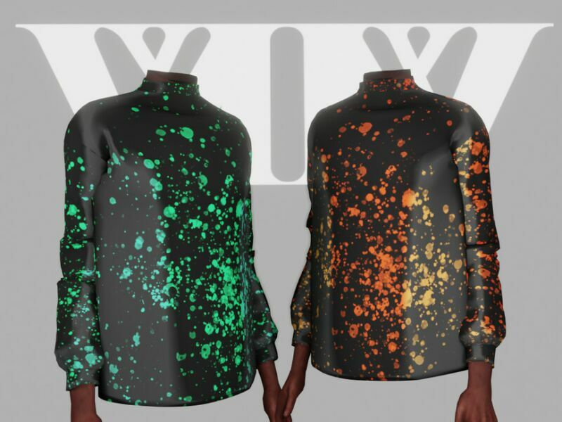 Color Explosion Collection – TOP Male 1 Color Explosion Collection – TOP Male Sims 4 CC
