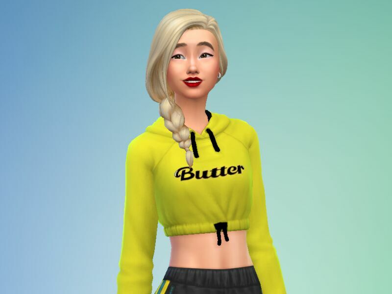 Cropped Hoodie – BTS Merch (Discover University Required) By Moonmanstan 6 sims 4 cc cropped hoodie bts merch discover university required by moonmanstan 2