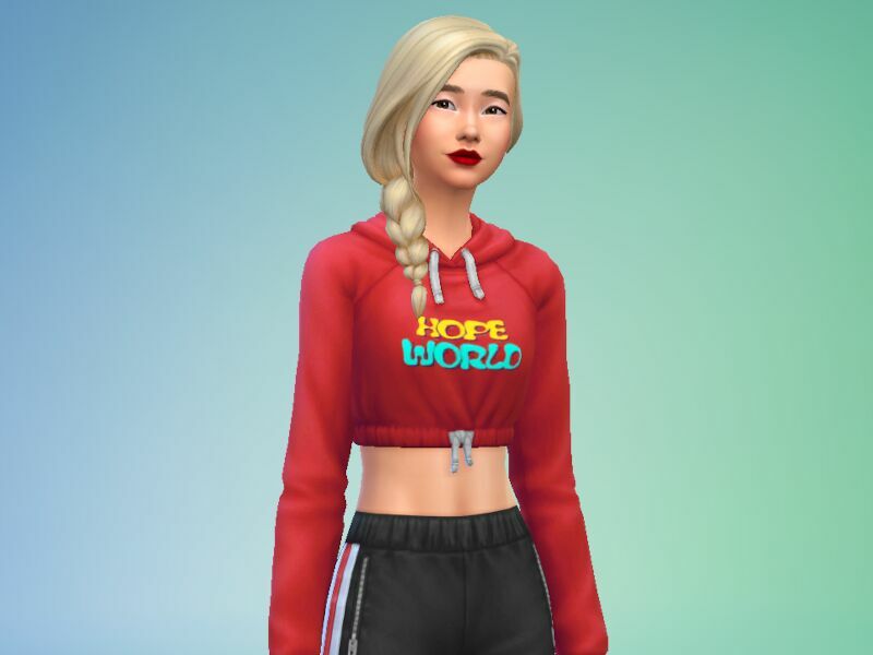 Cropped Hoodie – BTS Merch (Discover University Required) By Moonmanstan 5 sims 4 cc cropped hoodie bts merch discover university required by moonmanstan 3