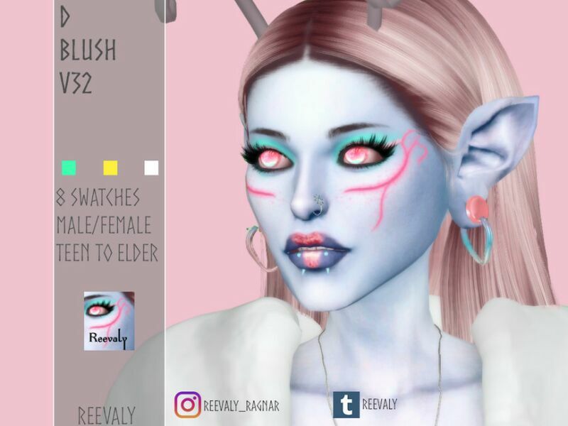 D Blush V32 By Reevaly 1 D Blush V32 By Reevaly Sims 4 CC
