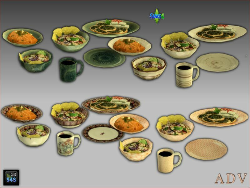 Default Replacements Tableware 1 Default Replacements Tableware Sims 4 CC