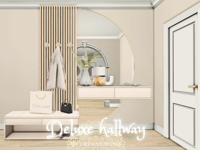 Deluxe Hallway SET By Lapanemona 1 Deluxe Hallway SET By Lapanemona Sims 4 CC