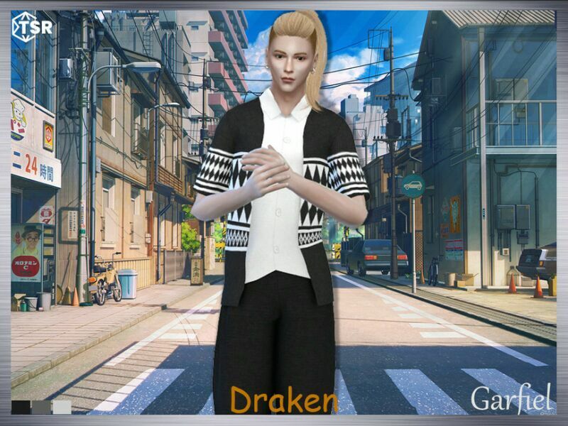 Draken By Garfiel 1 Draken By Garfiel Sims 4 CC