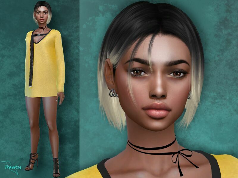 Emanuelle Enselet By Trasras 1 Emanuelle Enselet By Trasras Sims 4 CC