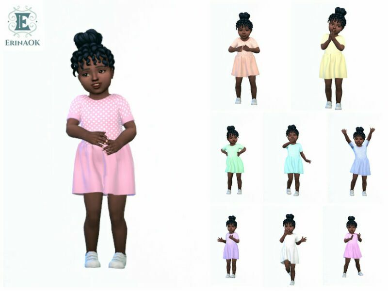 Erinaok Toddler Dress 0109 By Erinaok 1 Erinaok Toddler Dress 0109 By Erinaok Sims 4 CC