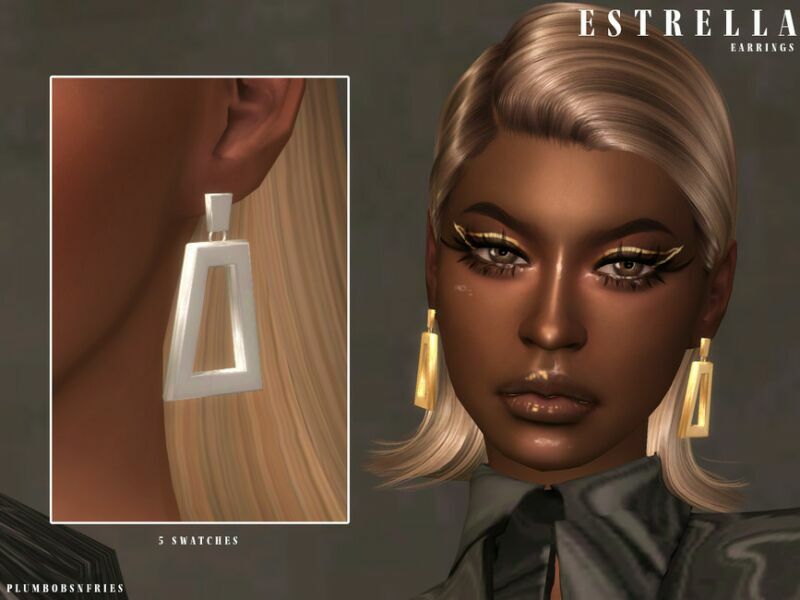 Estrella | Earrings 1 Estrella | Earrings Sims 4 CC