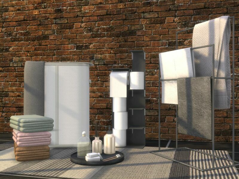 Excelsior Bathroom Accessories By Onyxium Sims 4 CC
