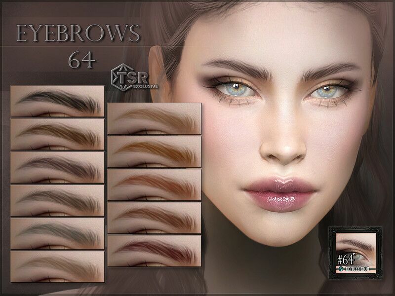 Eyebrows 64 1 Eyebrows 64 Sims 4 CC