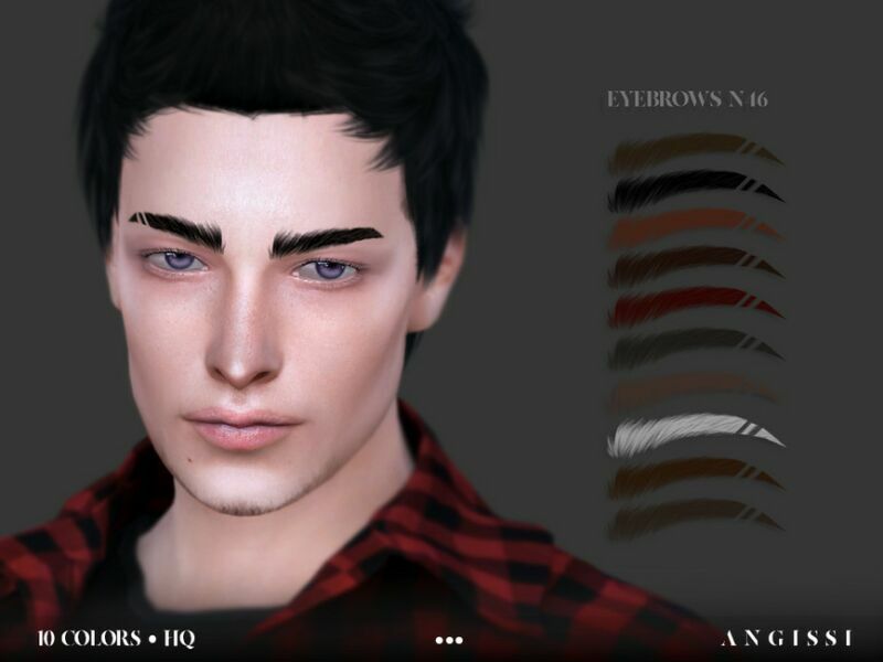 Eyebrows N46 By Angissi 1 Eyebrows N46 By Angissi Sims 4 CC