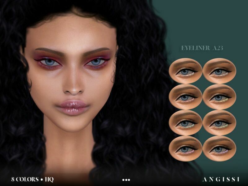 Eyeliner-A23 By Angissi 1 Eyeliner-A23 By Angissi Sims 4 CC
