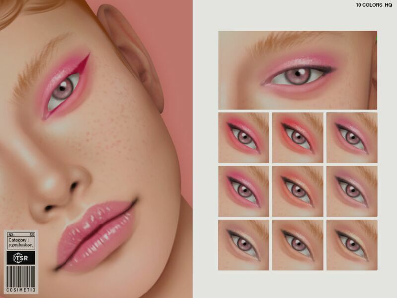 Eyeshadow | N55 By Cosimetic 1 Eyeshadow | N55 By Cosimetic Sims 4 CC