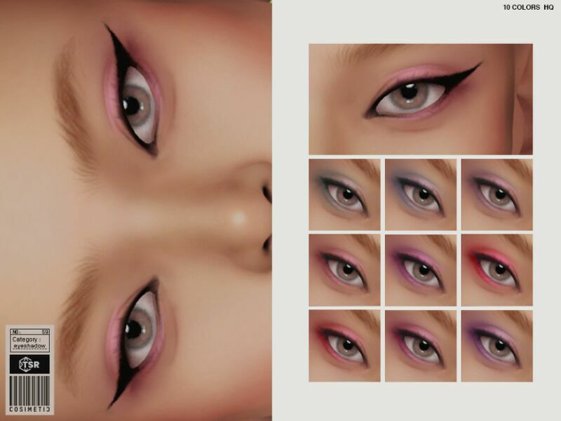Eyeshadow | N59 By Cosimetic 1 Eyeshadow | N59 By Cosimetic Sims 4 CC