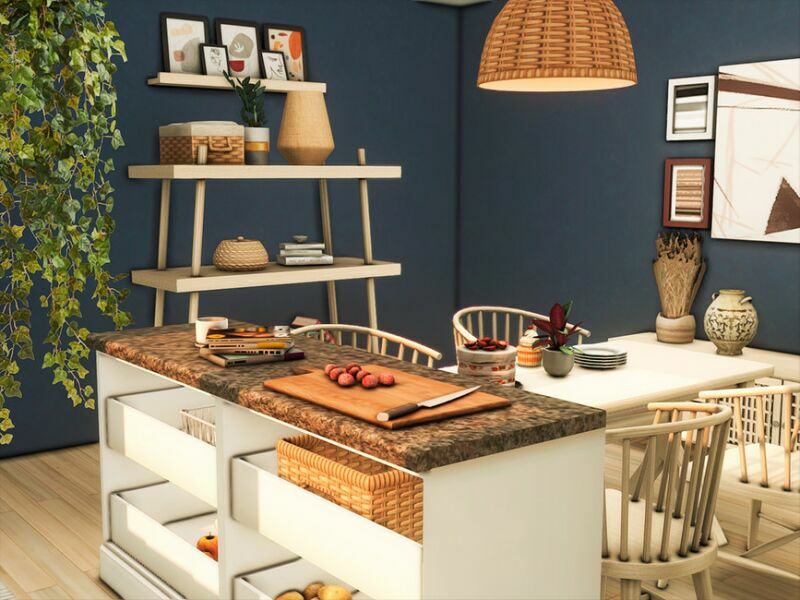 Ezra Kitchen + Dining (TSR Only CC) By Xogerardine 3 sims 4 cc ezra kitchen dining tsr only cc by xogerardine 3