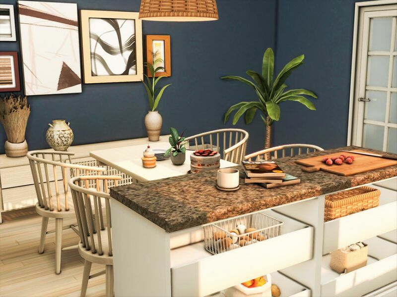 Ezra Kitchen + Dining (TSR Only CC) By Xogerardine 4 sims 4 cc ezra kitchen dining tsr only cc by xogerardine 4