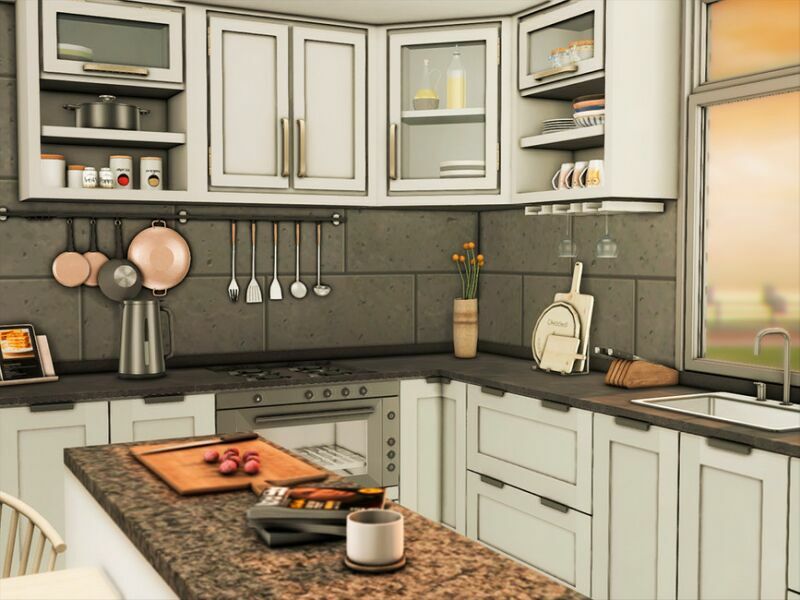 Ezra Kitchen + Dining (TSR Only CC) By Xogerardine 2 sims 4 cc ezra kitchen dining tsr only cc by xogerardine 5