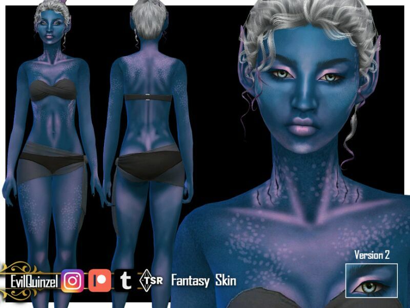 Fantasy Skin V2 By Evilquinzel 1 Fantasy Skin V2 By Evilquinzel Sims 4 CC