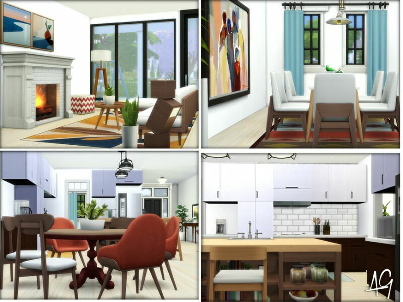Farmhouse Manor By Algbuilds 5 sims 4 cc farmhouse manor by algbuilds 4
