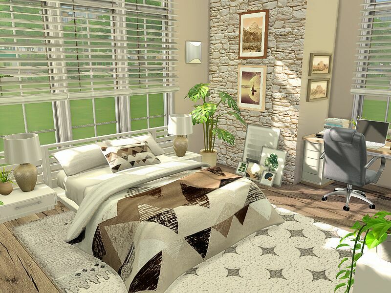 Fiona Bedroom – CC By Flubs79 1 Fiona Bedroom – CC By Flubs79 Sims 4 CC