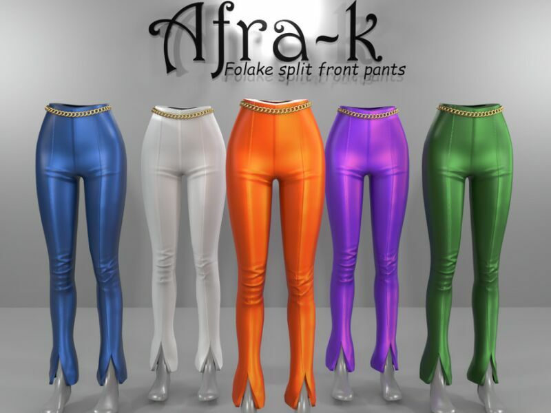Folake Split Front Pants By Akaysims 2 sims 4 cc folake split front pants by akaysims 2