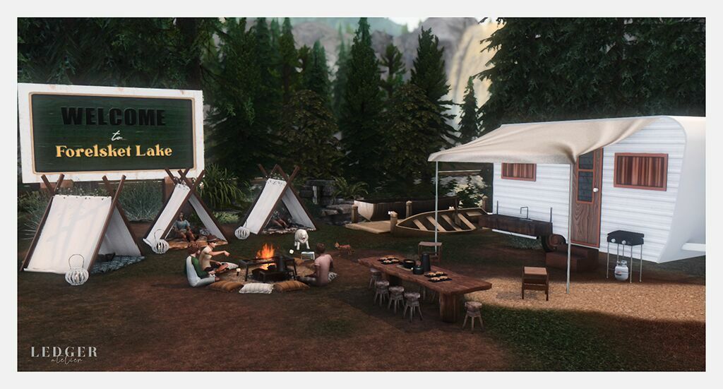 Forelsket Lake SET 2 sims 4 cc forelsket lake set 2