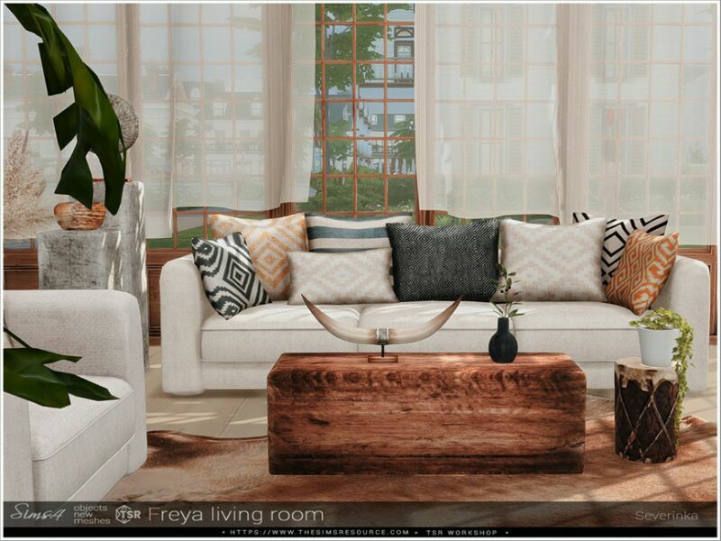 Freya Living Room By Severinka_ 5 sims 4 cc freya living room by severinka 3