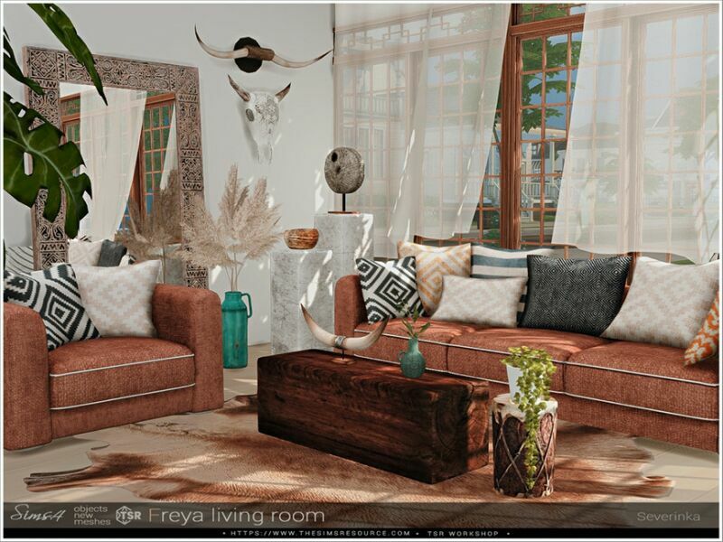 Freya Living Room By Severinka_ 4 sims 4 cc freya living room by severinka 4