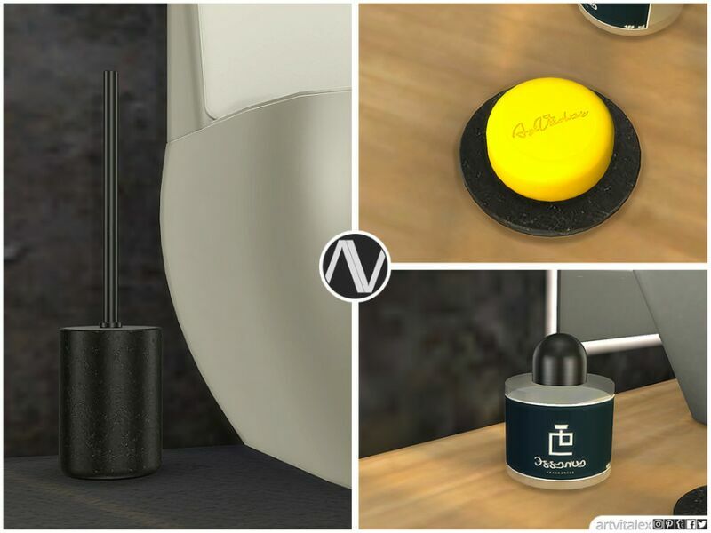 Fullerton Bathroom Accessories By Artvitalex 2 sims 4 cc fullerton bathroom accessories by artvitalex 3
