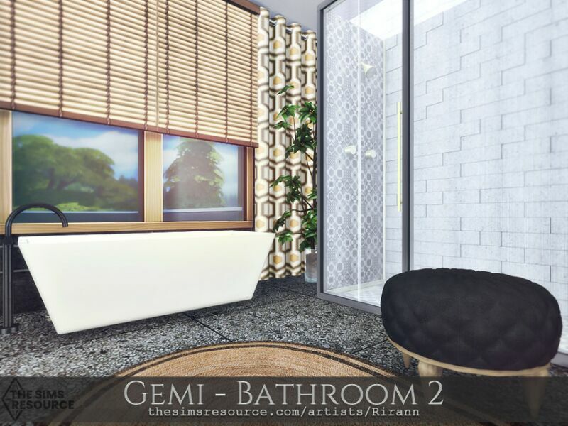 Gemi – Bathroom 2 – TSR CC Only By Rirann 2 sims 4 cc gemi bathroom 2 tsr cc only by rirann 5